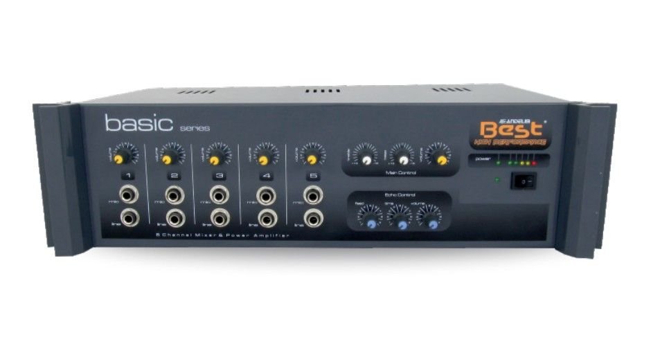Best Basic 350Watt 5 Kanal Ekolu Mono Anfi Mikser