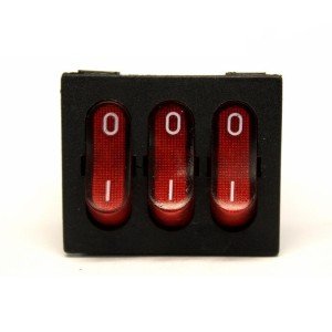 Electroon 3 Lü Işıklı Anahtar On-Off 9Pin