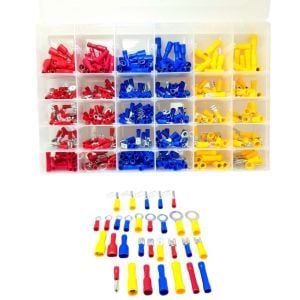 PowerMaster PM-25982 Muhtelif Ölçülerde Kablo Pabuç (480'li Paket)