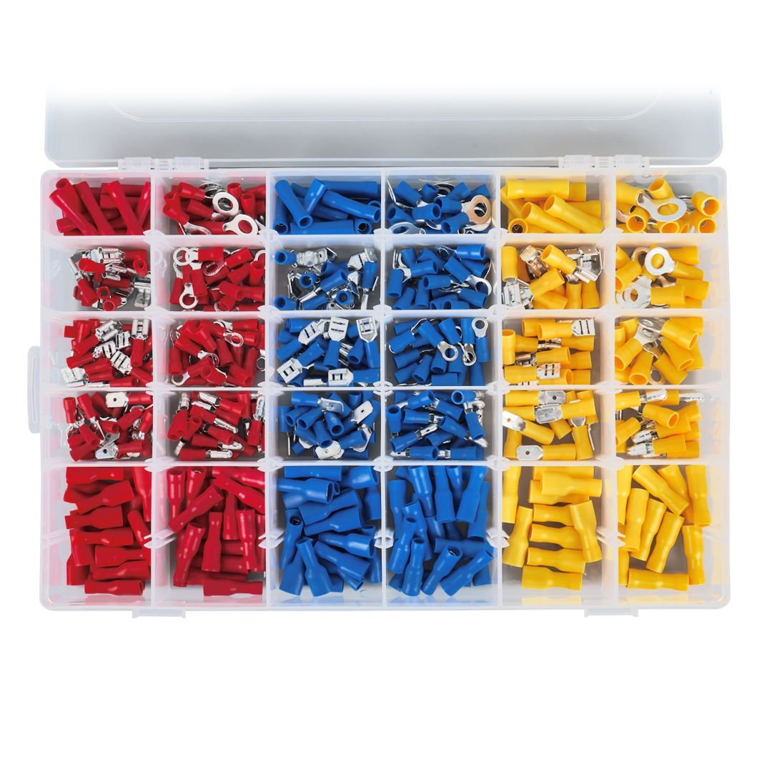 PowerMaster PM-25982 Muhtelif Ölçülerde Kablo Pabuç (480'li Paket)