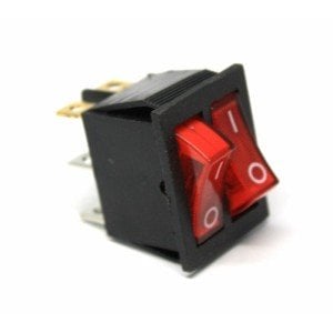 Electroon 2 li Işıklı Soba Anahtarı On-Off 6Pin