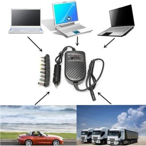 electroon 80W-3.33A 15-24V Ayarlanabilir Araç Notebook Adaptör 8Uçlu