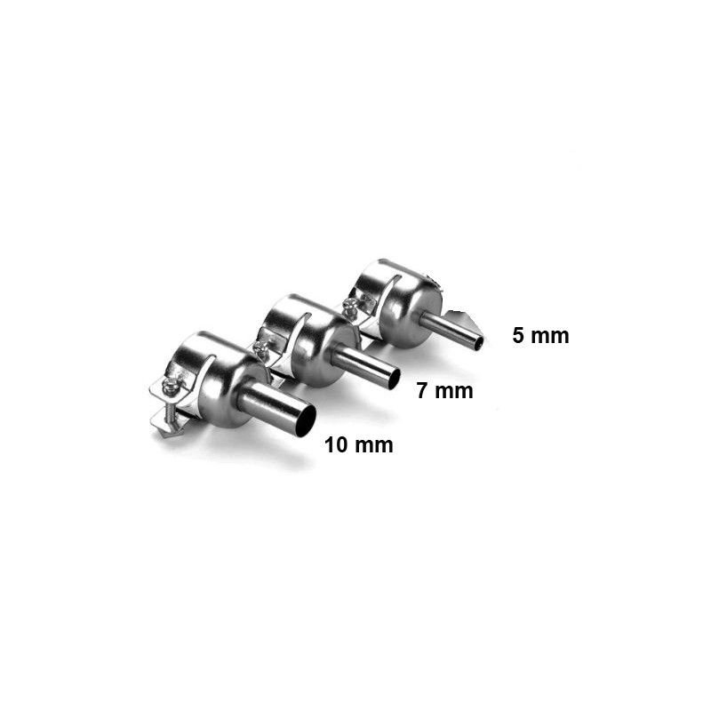 Sunline Üflemeli Havya Nozulu 3lü set 05mm 07mm 10mm