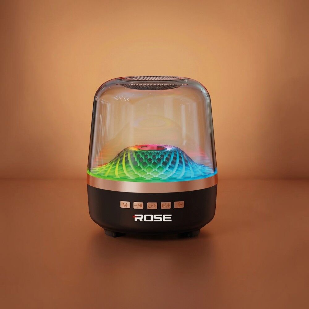 Rose HP-432 RGB Işıklı Şarjlı Dekoratif Bluetooth Hoparlör