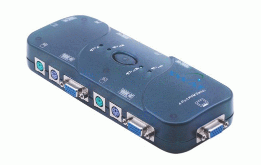 4 Port VGA KVM Switcher