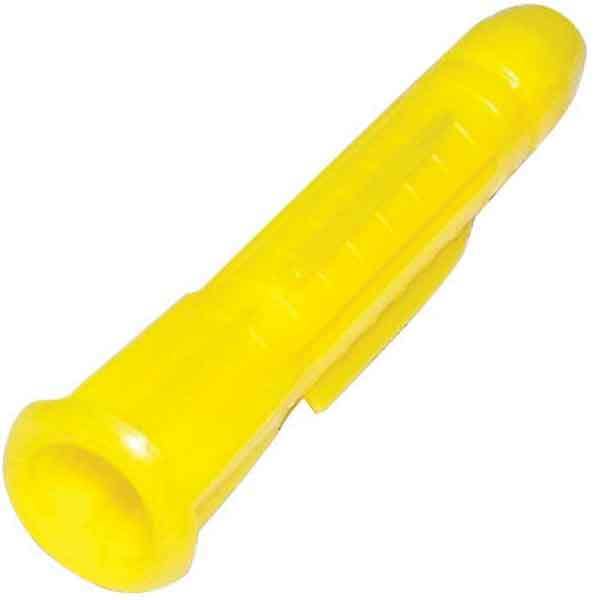10mm Plastik Dübel Sarı - 100Adet