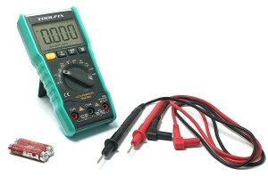 TOOLFIX TF-108A Işıklı Dijital Multimetre Ölçü Aleti Auto Range