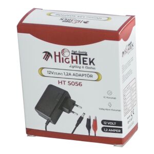 Hightek HT-5056 12Volt 1.2Amper Akü Şarj Adaptörü