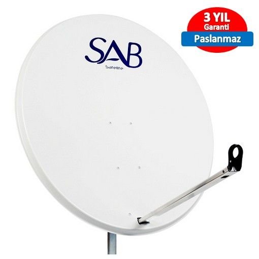 SAB 120cm Ofset Çanak Anten Beyaz Özel Kasalı +80 TL