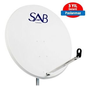 SAB 120cm Ofset Çanak Anten Beyaz Özel Kasalı +80 TL