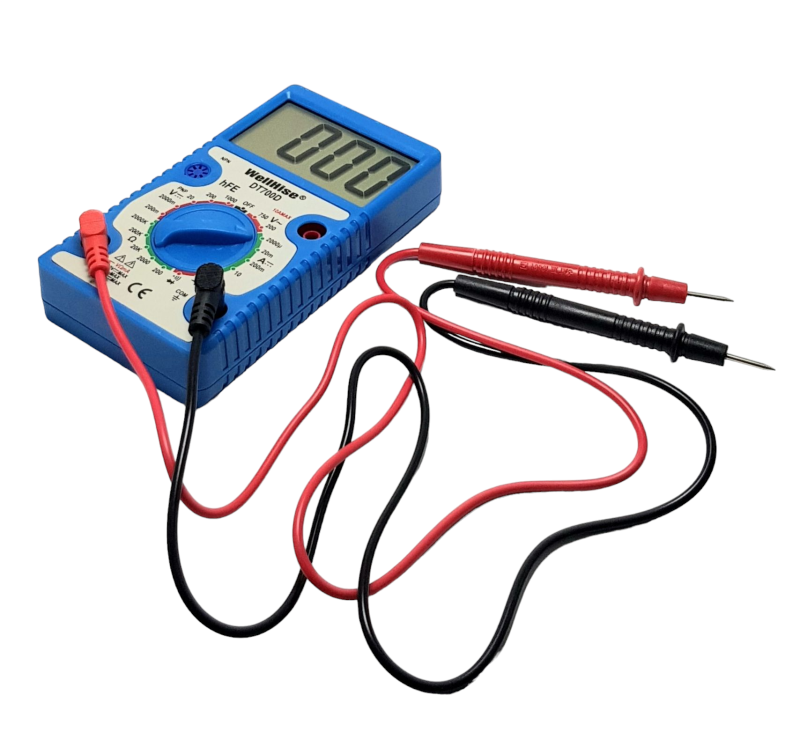 Wellhise DT-700D Geniş Ekran Ölçü Aleti Multimetre