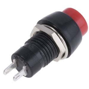 electroon IC-190 Yuvarlak Plastik Anahtarlı Buton 10mm