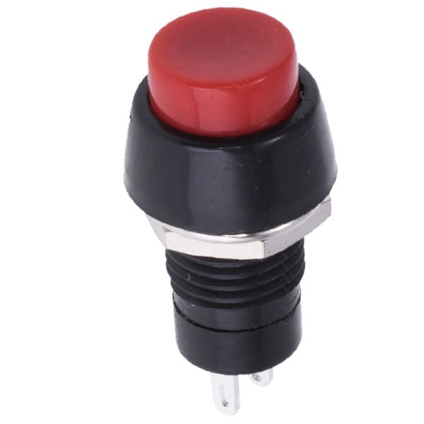 electroon IC-190 Yuvarlak Plastik Anahtarlı Buton 10mm