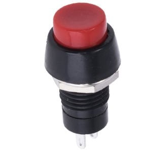 electroon IC-190 Yuvarlak Plastik Anahtarlı Buton 10mm