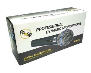 Pawer PW-58 Profesyonel Kablolu Mikrofon El Tipi