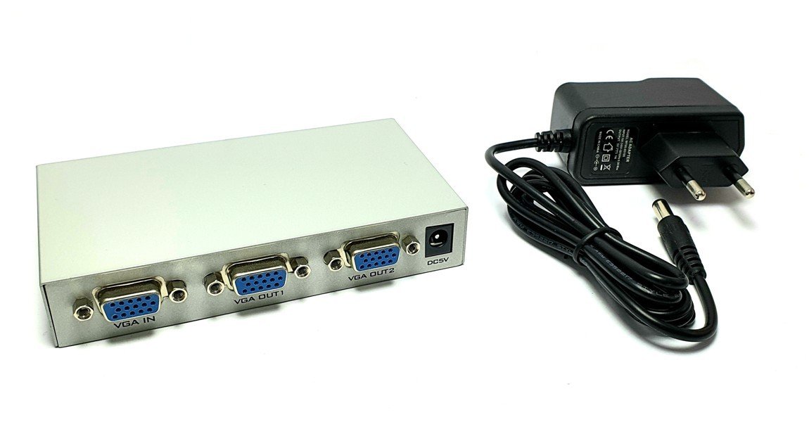 Nivatech 2port 1x2 VGA Splitter 2li VGA Dağıtıcı