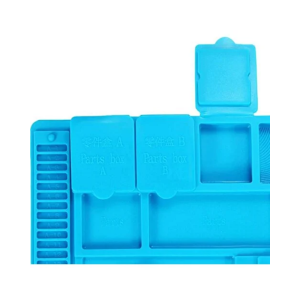 WellHise S-170 48x32cm Manyetik Silikon Ped Vida Tutucu Isıya Dayanıklı