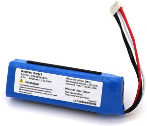 Sertec Charge 3 Bluetooth Hoparlör Uyumlu 3.7v 6000mAh Soketli Batarya