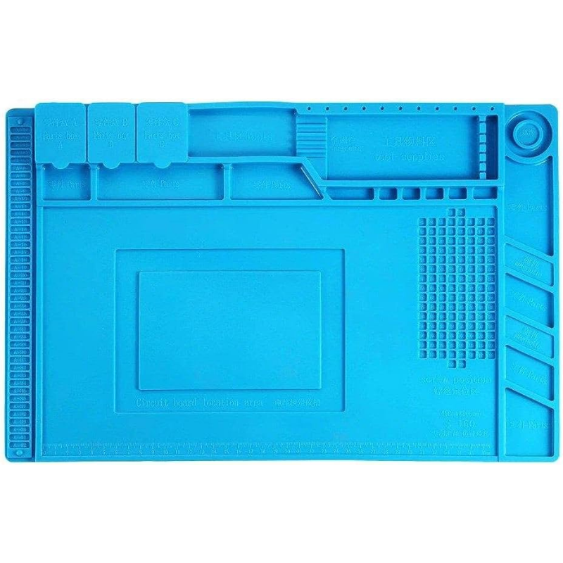 WellHise S-160 30x45cm Manyetik Silikon Ped Vida Tutucu Isıya Dayanıklı