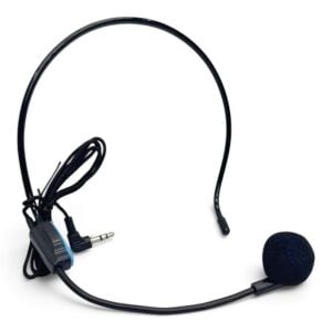 Rose NOVA HP-505K Taşınabilir Şarjlı Mini Rehber Amfisi Kablolu HeadSet Mikrofonlu