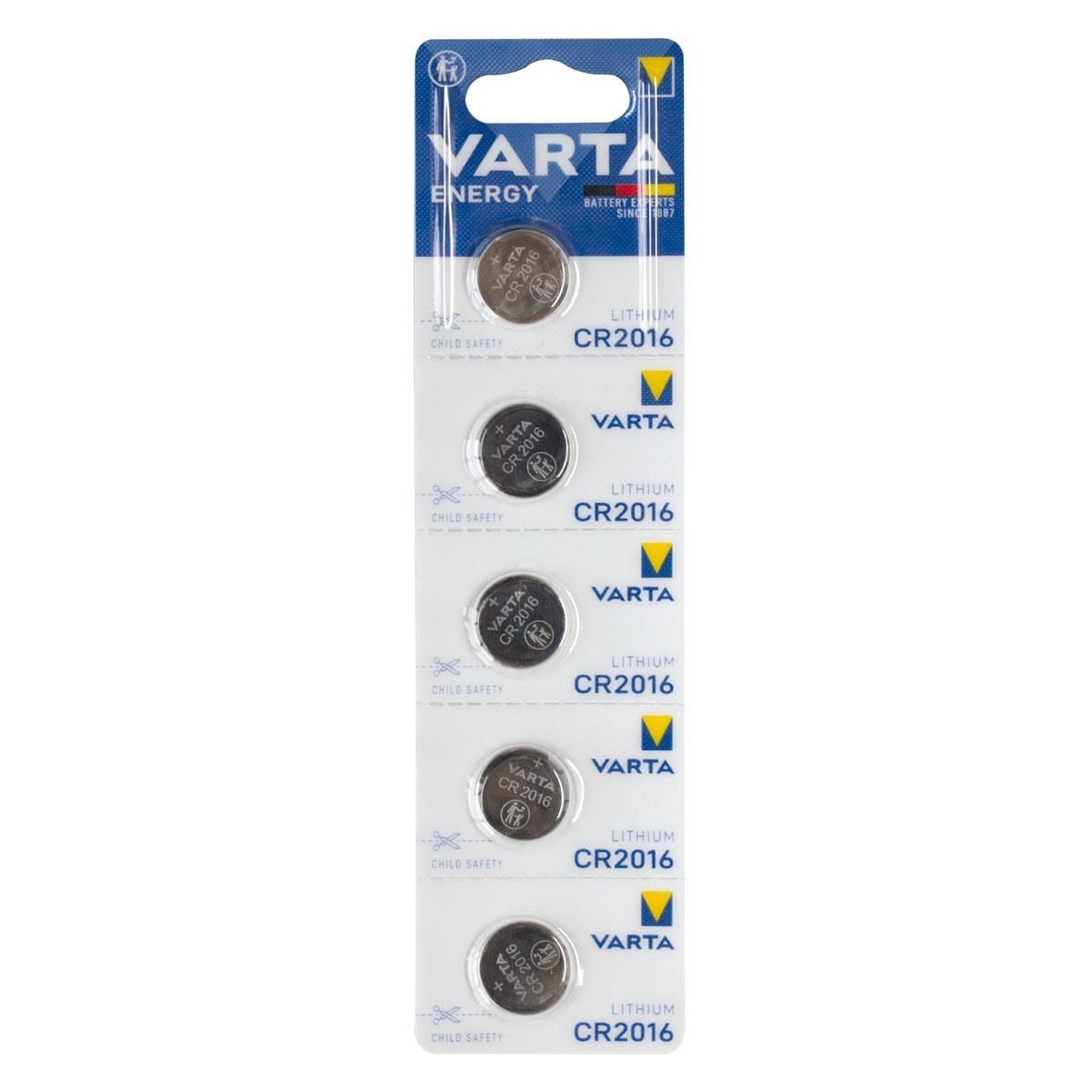 VARTA CR2016 3V Lityum Pil 5li Paket