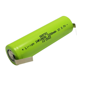 SERTEC Puntolu 18650 3.7V 2200mAh 1C Lion Şarjlı Pil 1Adet