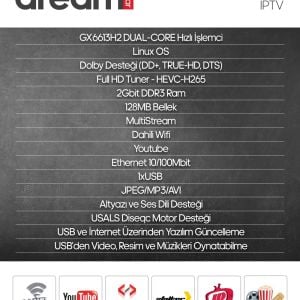 Dreamstar Master Plus IPTV HD Uydu Alıcısı - Linux