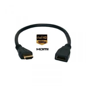 Electroon HDMI Dişi - Erkek Ara Kablo 20cm Altın Uçlu