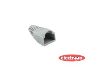 Electroon RJ45 CAT5 PVC Kılıf Gri - 25 Adet