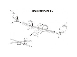 SAB MFU4 MultiBlock 4lü Multifeed Universal Çoklu LNB Tutucu