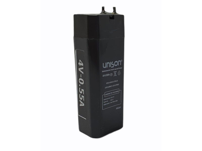 UNISON 4V 0.55Ah Akü 22x26x70mm