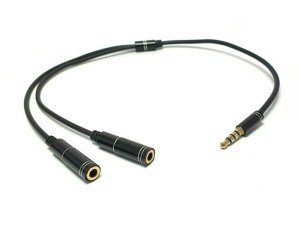 Hadron HD4624 Mikrofon Kulaklık 2Aux to Aux Çevirici Adaptör