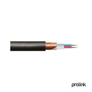 Prolink Stereo Mikrofon Kablosu Siyah 100metre