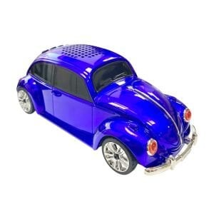 Rose WS-1939 Araba Görünümlü Taşınabilir Şarjlı Bluetooth Hoparlör - Mavi
