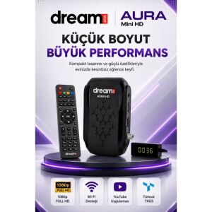 Dreamstar Aura Mini 1080P Full HD Uydu Alıcısı