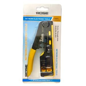 Rose RC-812 Cat5/Cat6/CAT7 EZ-RJ45-RJ11 Konnektör Sıkma Pensesi