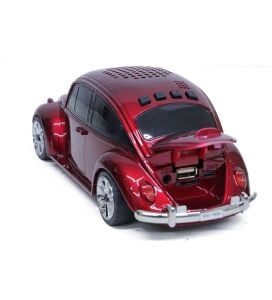 Rose WS-1939 Araba Görünümlü Taşınabilir Şarjlı Bluetooth Hoparlör - Kırmızı