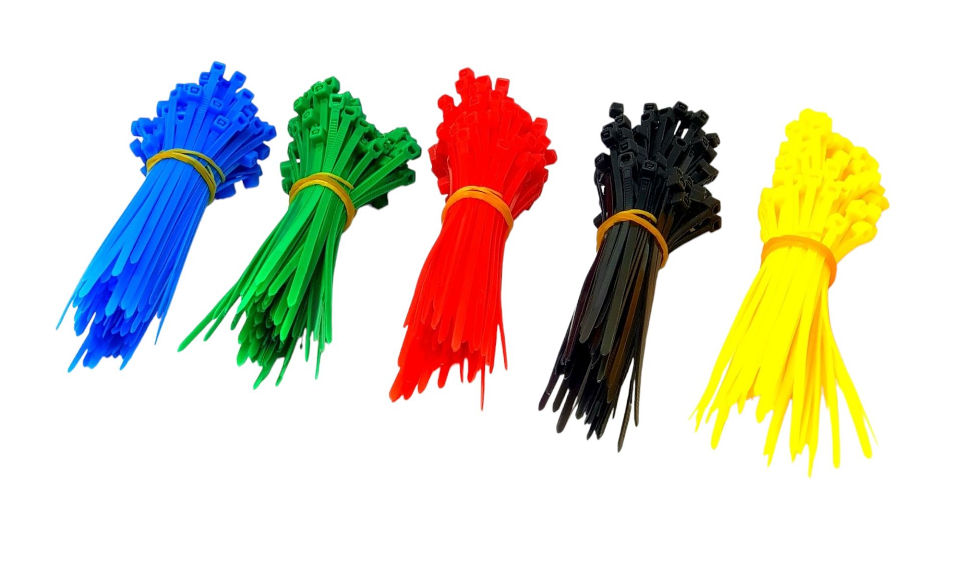 Powermaster Renkli 10cm Kablo Bağı Kavanozlu 5Renk 500Adet