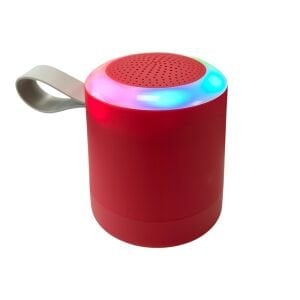Rose SH-313 Işıklı Taşınabilir Şarjlı Bluetooth Hoparlör - Kırmızı