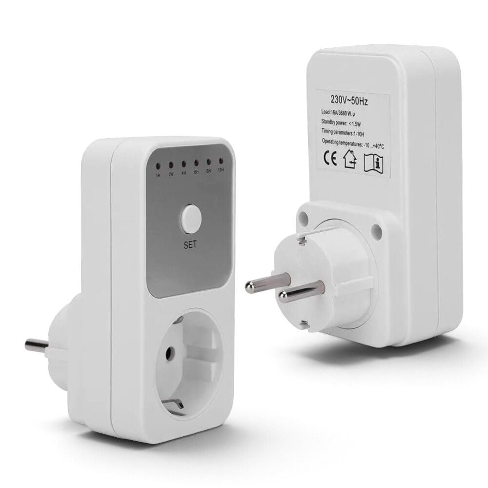 Wellhise Tm04 Dijital Zaman Ayarlı Priz 16A 3680W