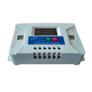 Powermaster PM-20A 12V-24V 20A 4xUSB Dijital Otomatik Solar Şarj Regülatörü