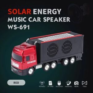 Rose WS-691 TIR Görünümlü Taşınabilir Solar Şarjlı Bluetooth Hoparlör