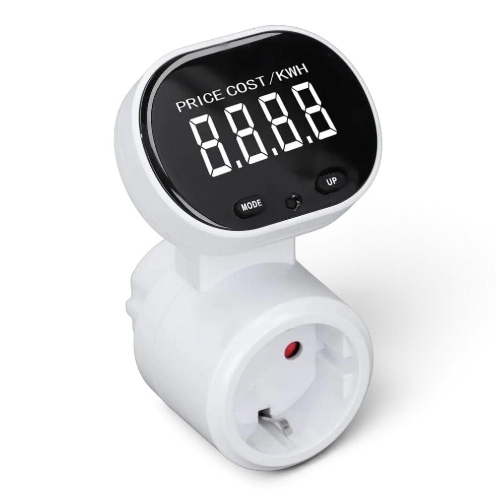 Wellhise PM005 Dijital Wattmetre Dönebilir Va Ekranlı - 16A 3680W
