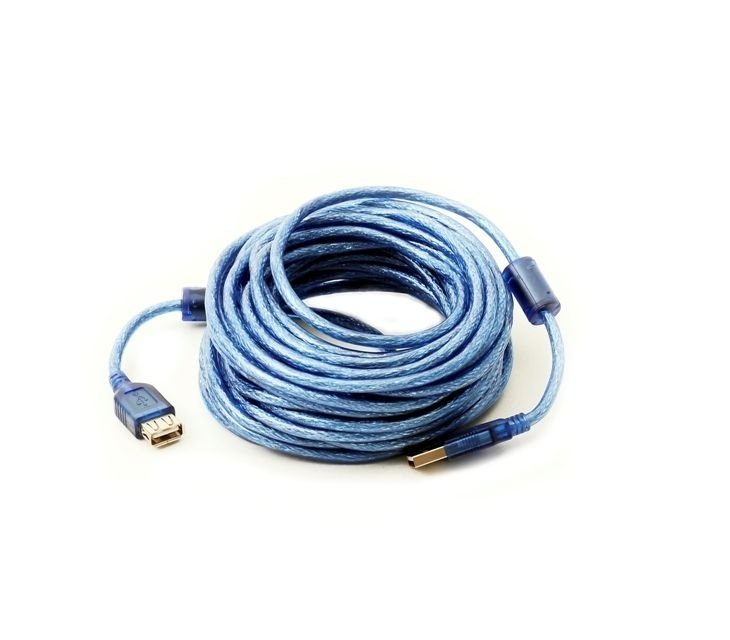 electroon 1.5 Metre USB 2.0 Uzatma Kablosu Mavi Filtreli