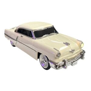 Rose WS-1957 Araba Görünümlü Taşınabilir Şarjlı Bluetooth Hoparlör - Bej