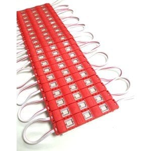 Ledx Kırmızı Modül Led 3Lü 12Volt - 1Adet