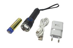 Powerdex PD-6007 Su Geçirmez Şarjlı Profesyonel El Feneri