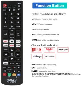 LG Universal Smart Led Tv Kumandası Huayu RM-L1726 V2