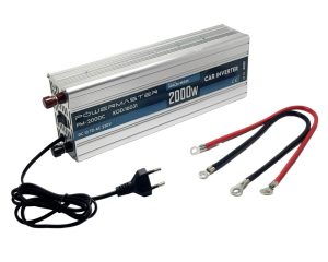 Powermaster PM-2000C 12Volt 2000Watt Akü Şarjlı İnvertör USB Çıkışlı