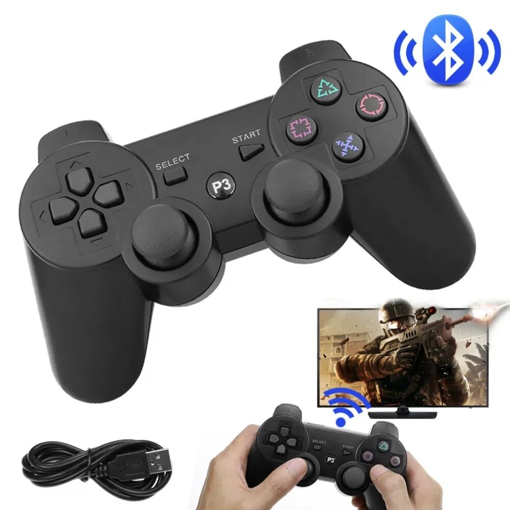 Taplin S3 PS3 Uyumlu Kablosuz Oyun Kolu Gamepad Joystick